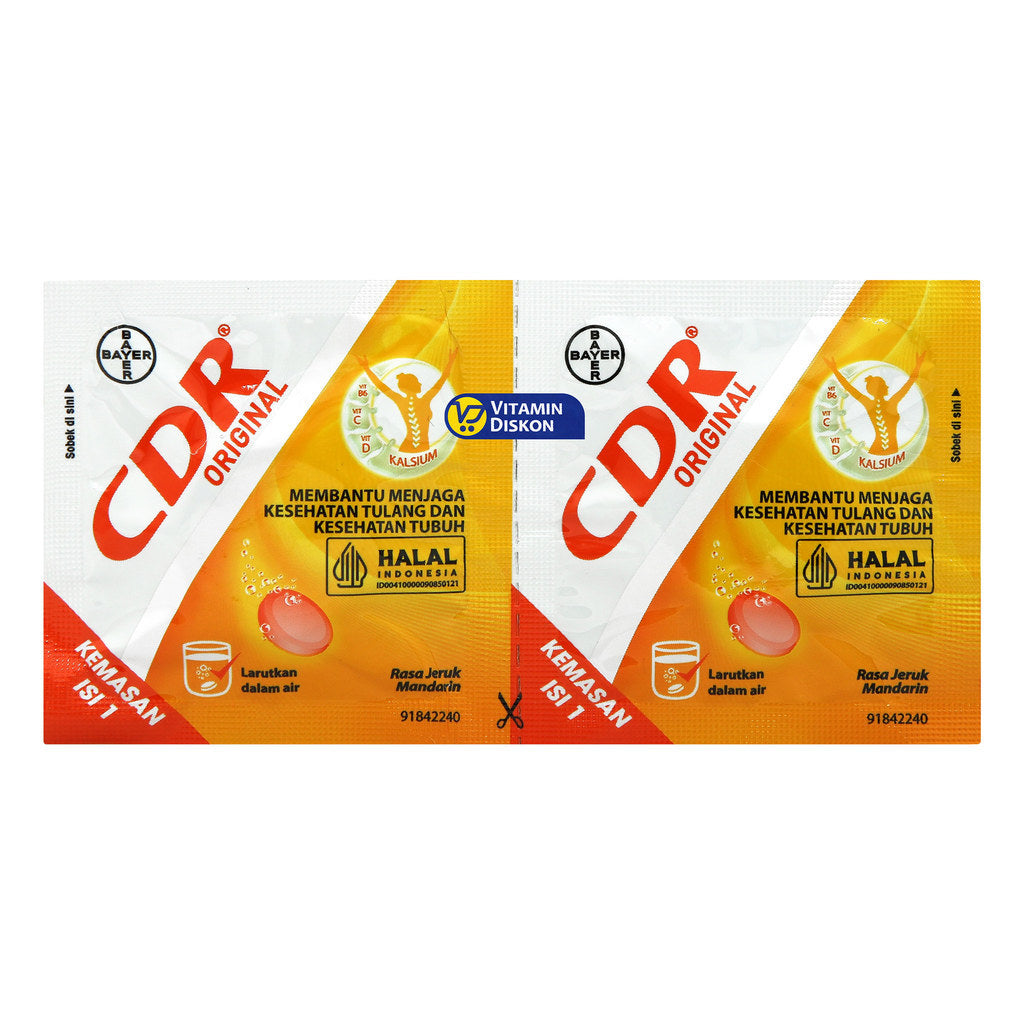 CDR EFFERVESCENT JERUK MANDARIN 2 TABLET