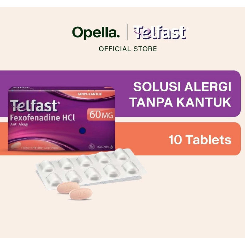 TELFAST 60MG 10 TABLET