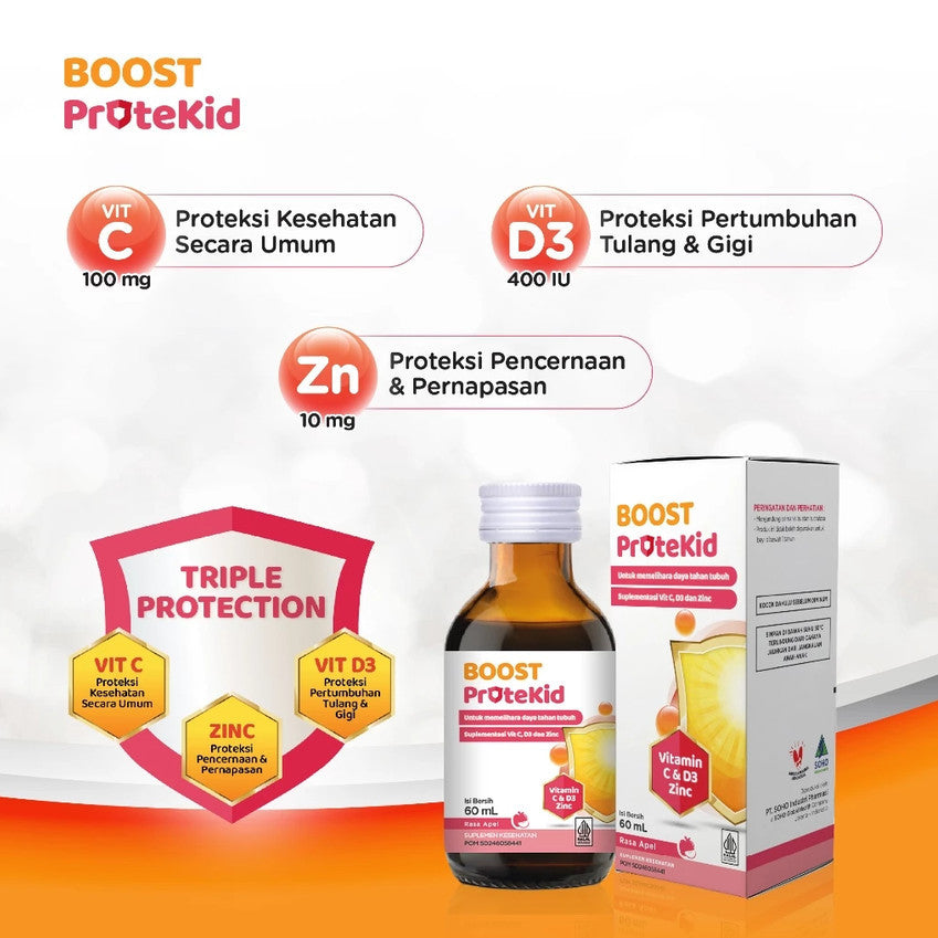 BOOST PROTEKID 60 ML RASA APEL