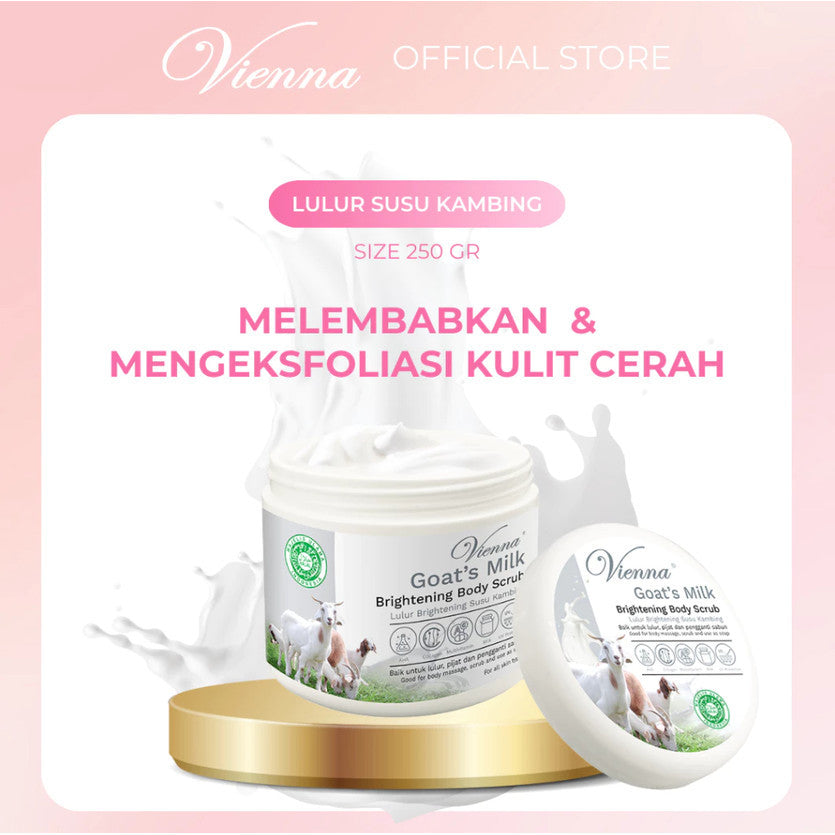 VIENNA BODY SCRUB GOAT'S MILK 1KG JAR