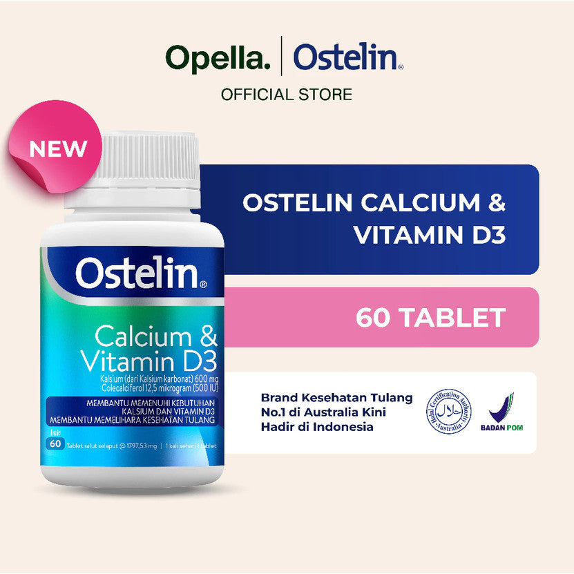 OSTELIN CALCIUM AND VITAMIN D3 500IU 60 TABLET