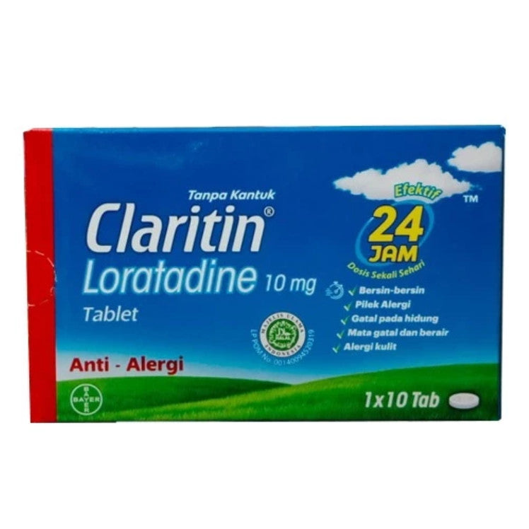 CLARITIN LORATADINE 10MG 5 TABLET