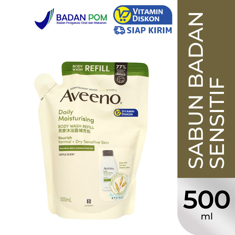 AVEENO DAILY MOISTURIZING BODYWASH 500 ML