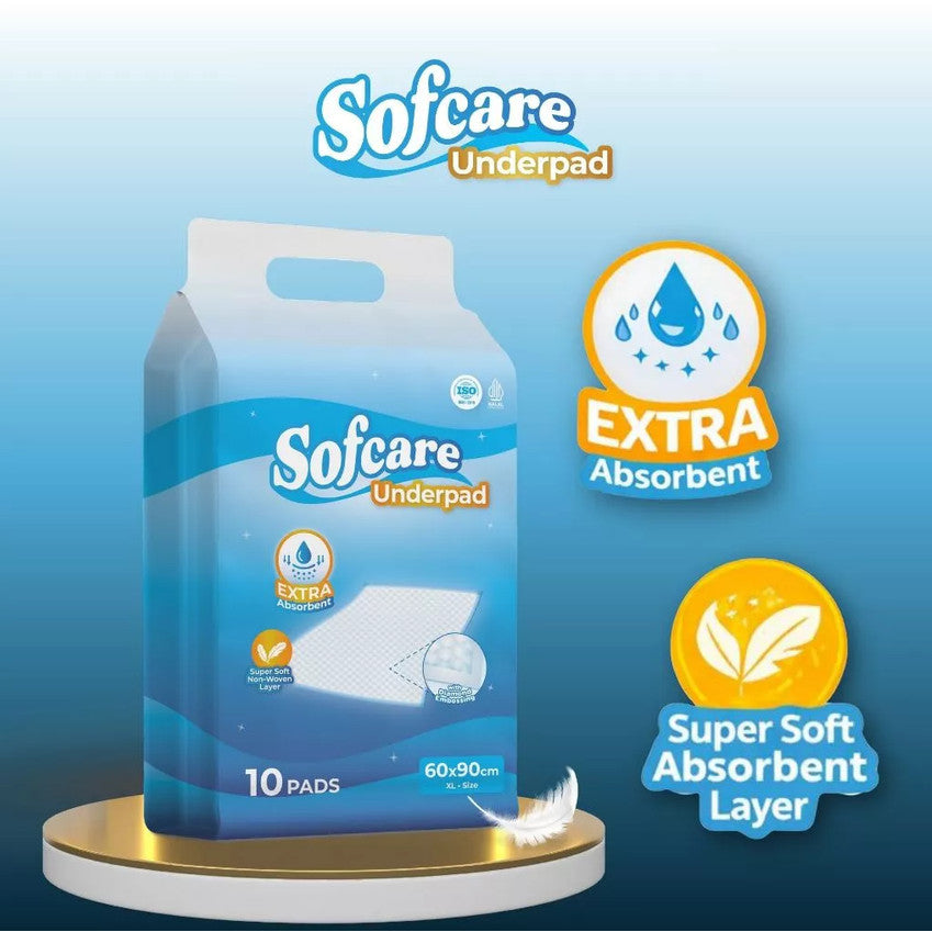 SOFCARE UNDERPAD SIZE XL 10 PADS