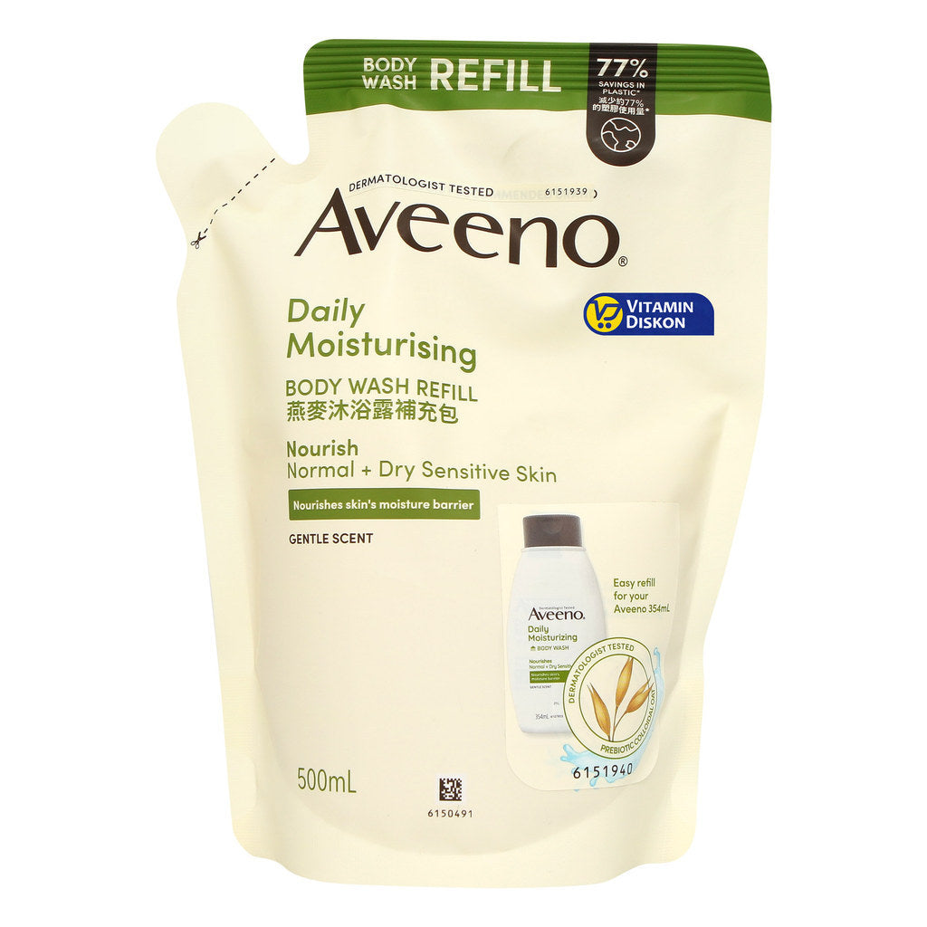 AVEENO DAILY MOISTURIZING BODYWASH 500 ML