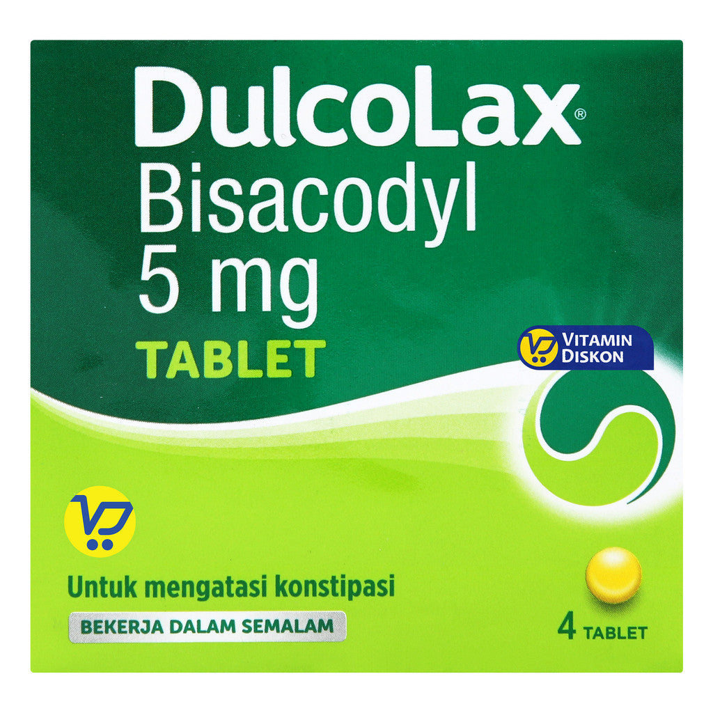 DULCOLAX BISACODYL 5MG 4 TABLET