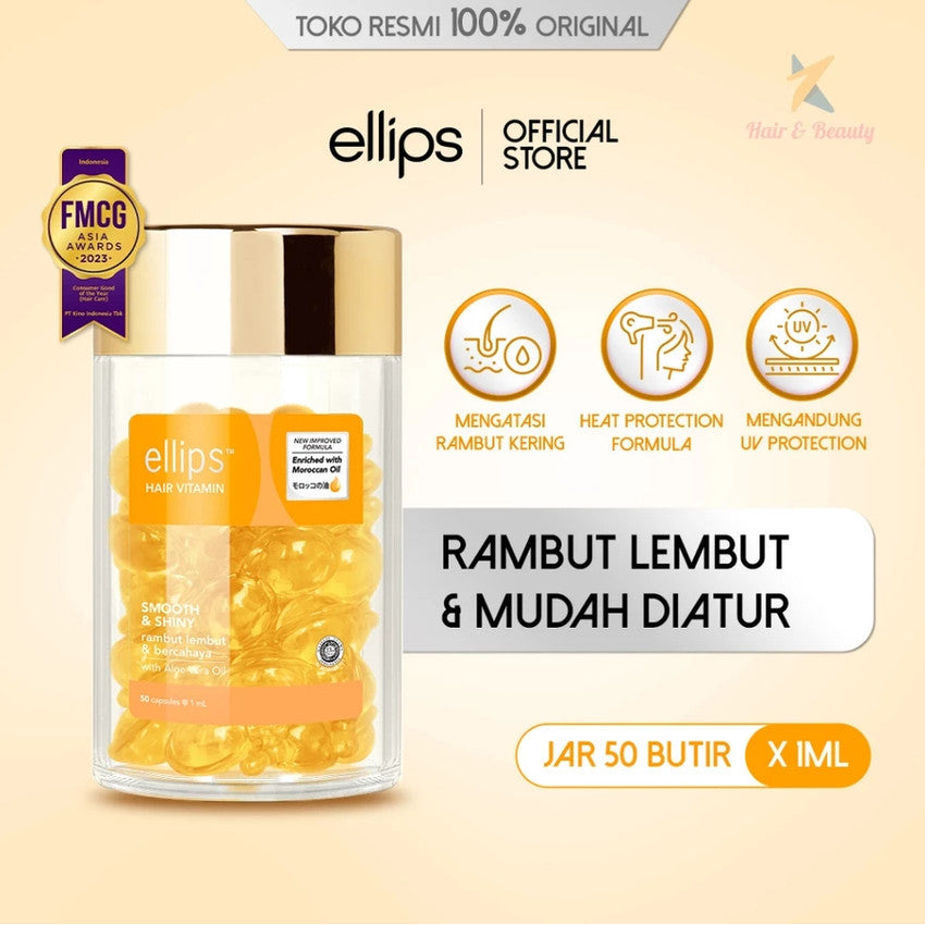 ELLIPS HAIR VITAMIN MOROCCAN OIL SMOOTH AND SHINEY 50 PCS Default Title