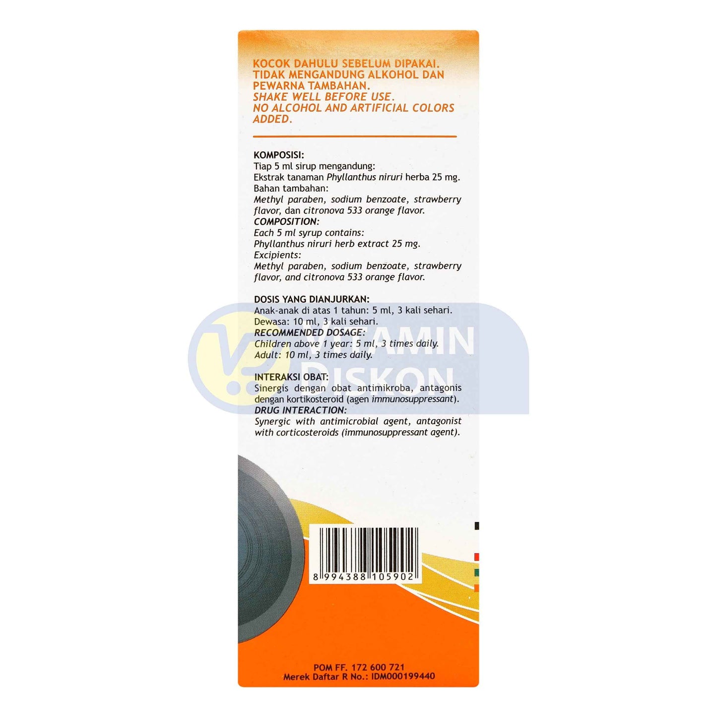 STIMUNO SIRUP RASA JERUK 100ML