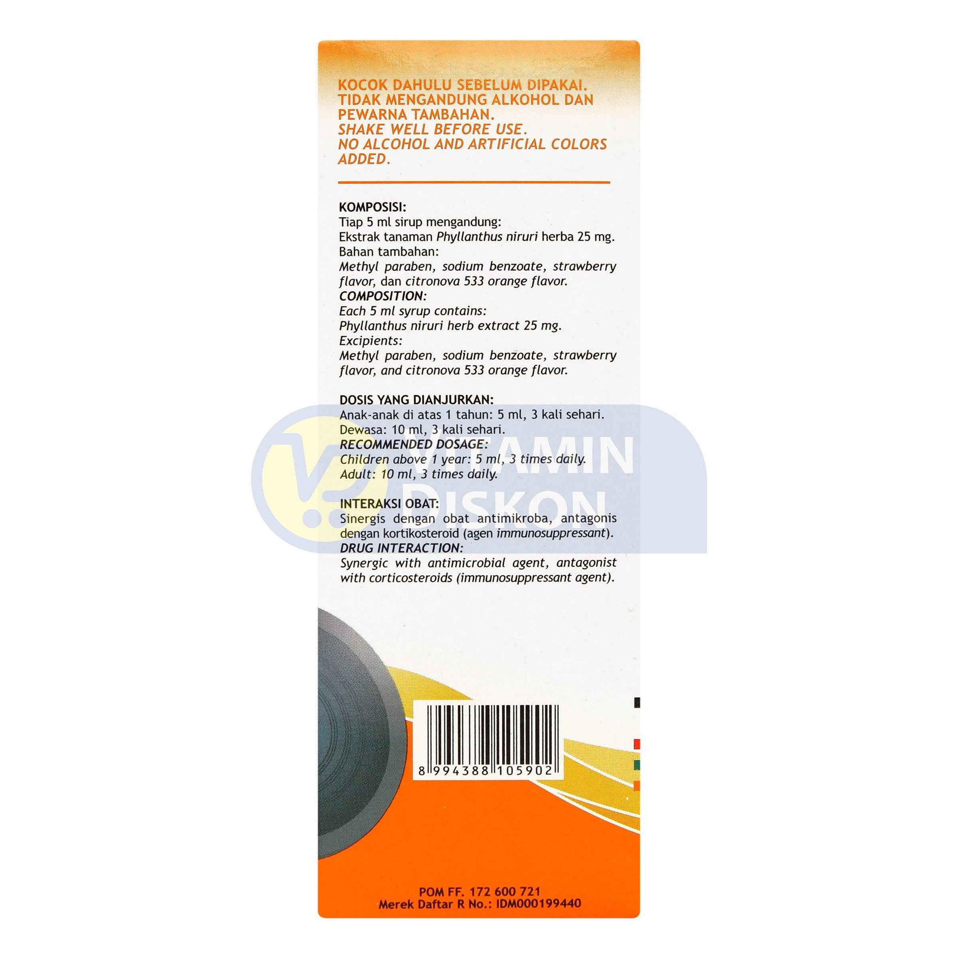 STIMUNO SIRUP RASA JERUK 100ML