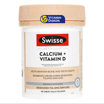 SWISSE ULTIBOOST CALCIUM & VITAMIN D - 90 TAB