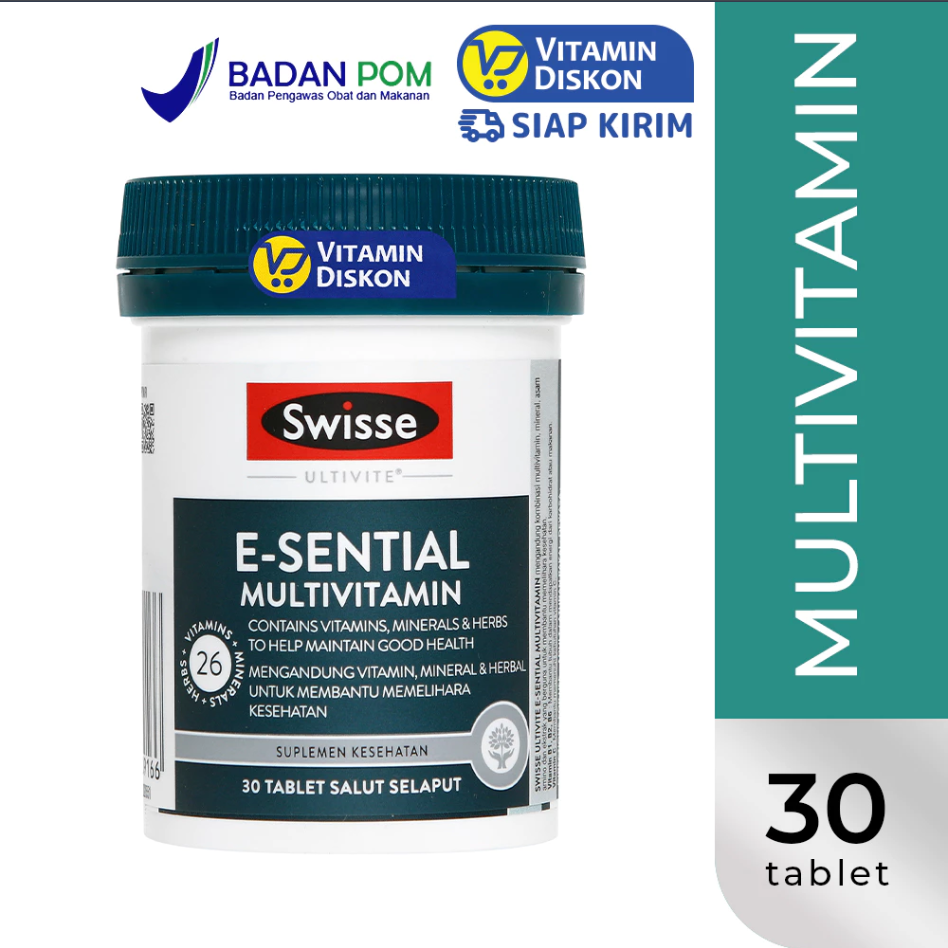 SWISSE ULTIVITE E-SENTIAL MULTIVITAMIN 30 TAB