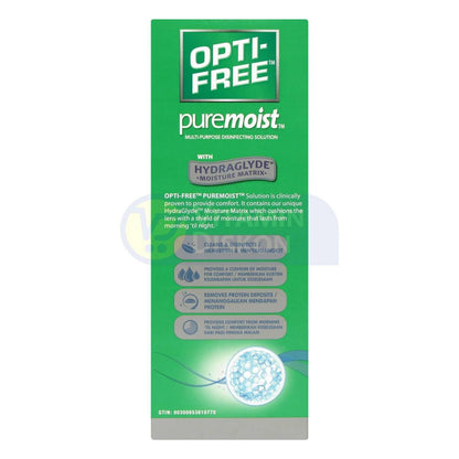 SYSTANE OPTI-FREE PUREMOIST 300ML | CAIRAN PEMBERSIH SOFTLENS, CAIRAN LENSA KONTAK, PEMBILAS LENSA KONTAK, AIR CUCI SOFTLENS