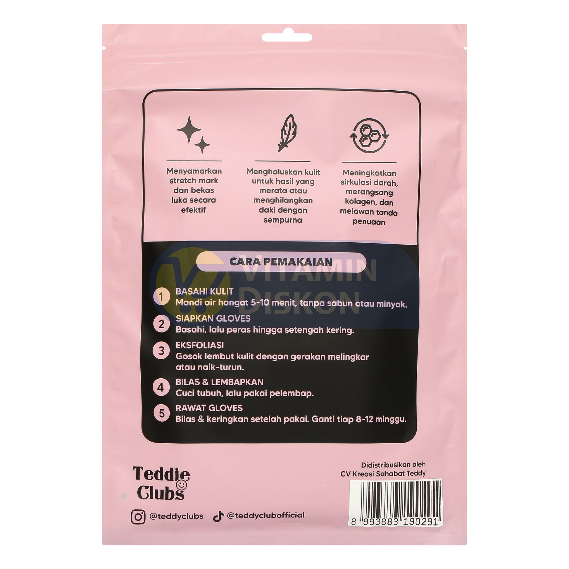 TEDDY CLUBS EXFOLIATING PUNGGUNG VISCOSE
