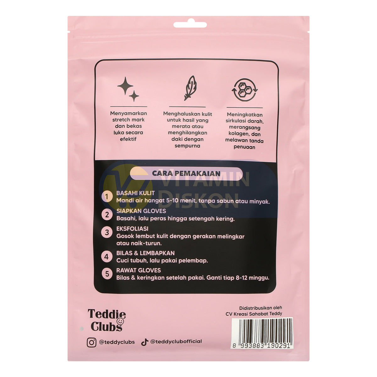 TEDDY CLUBS EXFOLIATING PUNGGUNG VISCOSE