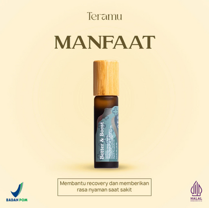 TERAMU OIL ROLL ON ESSENTIAL BETTER AND BOOST - 10ML