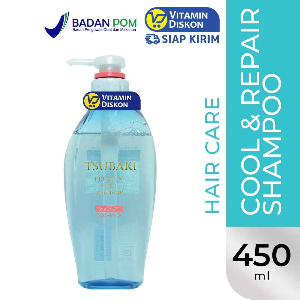 TSUBAKI PREMIUM COOl AND REPAIR SHAMPOO 450 ML