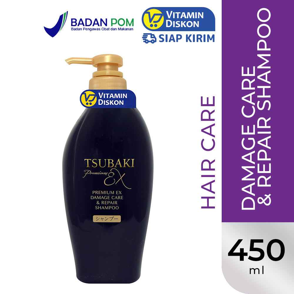 TSUBAKI PREMIUM EX DAMAGE CARE AND REPAIR SHAMPOO 450 ML