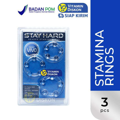 VIVO STAY HARD BEADED STAMINA RINGS