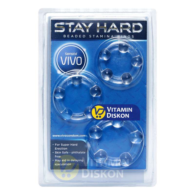 VIVO STAY HARD BEADED STAMINA RINGS
