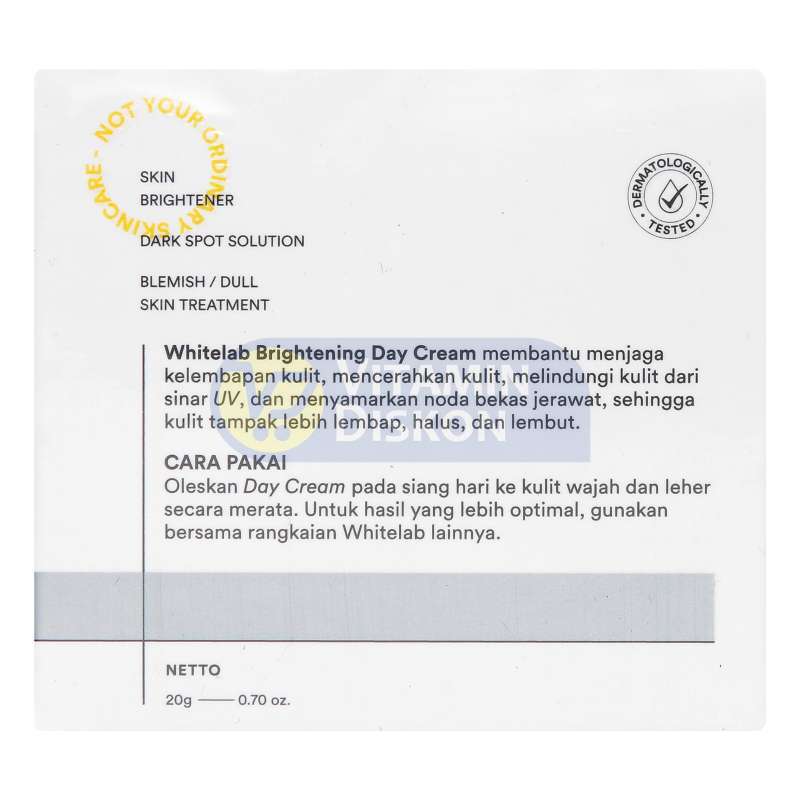 WHITELAB BRIGHTENING DAY CREAM 20GR