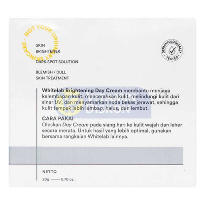 WHITELAB BRIGHTENING DAY CREAM 20GR