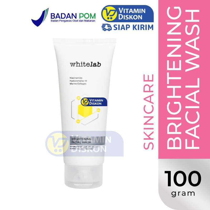 WHITELAB BRIGHTENING FACIAL WASH 100GR