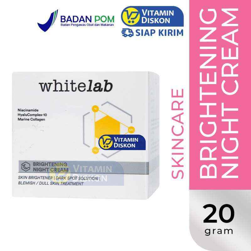 WHITELAB BRIGHTENING NIGHT CREAM 20GR