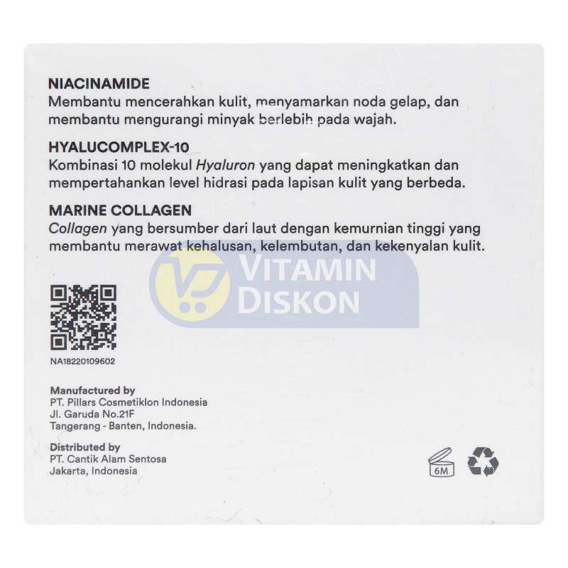 WHITELAB BRIGHTENING NIGHT CREAM 20GR