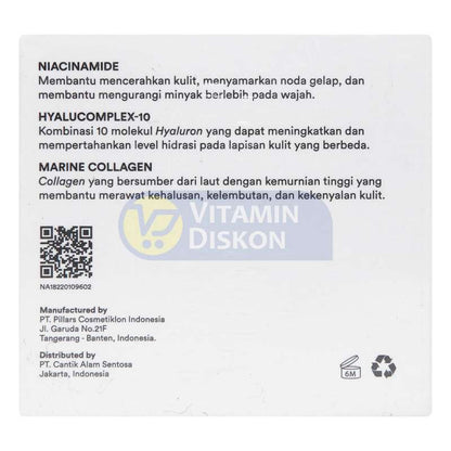WHITELAB BRIGHTENING NIGHT CREAM 20GR