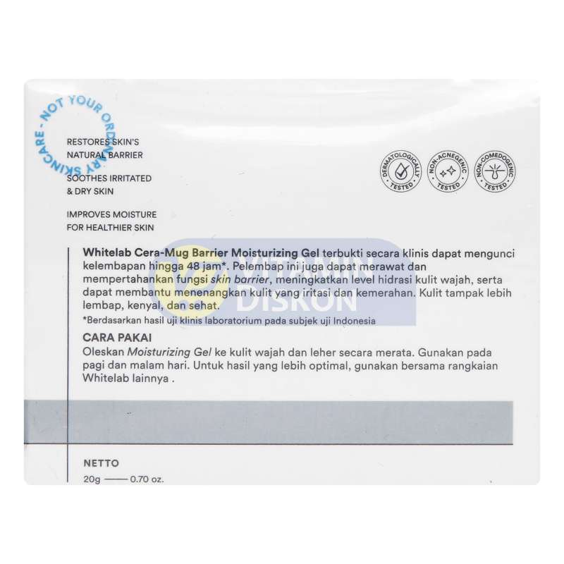 WHITELAB CERA-MUG BARRIER MOISTURIZING GEL 20GR