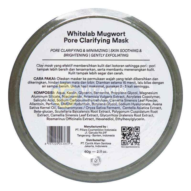 WHITELAB MUGWORT PORE CLARIFYING MASK 60 GR