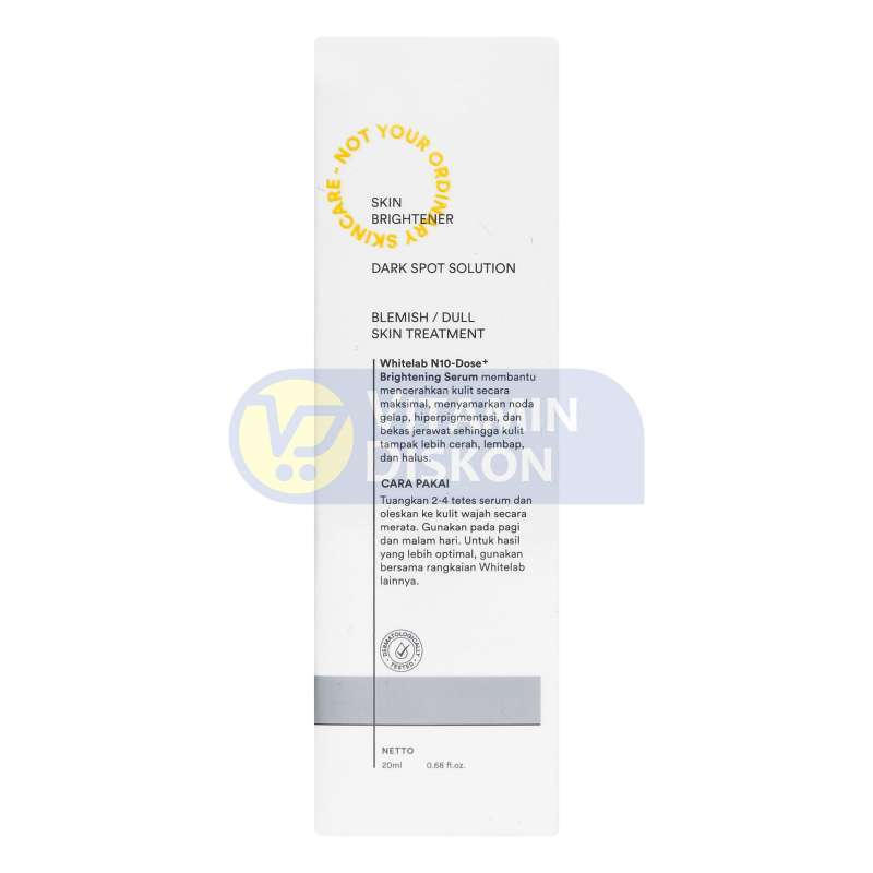 WHITELAB N10-DOSE+ INTENSE BRIGHTENING SERUM NIACINAMIDE 10% 20ML