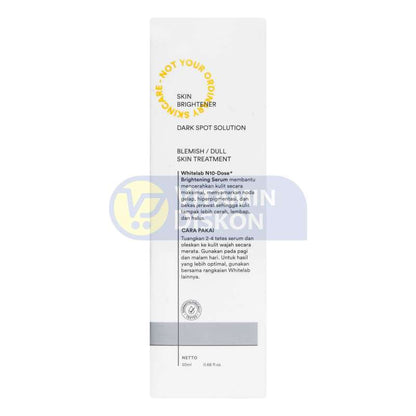 WHITELAB N10-DOSE+ INTENSE BRIGHTENING SERUM NIACINAMIDE 10% 20ML