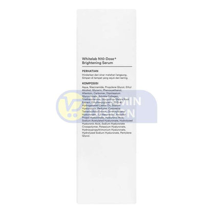 WHITELAB N10-DOSE+ INTENSE BRIGHTENING SERUM NIACINAMIDE 10% 20ML