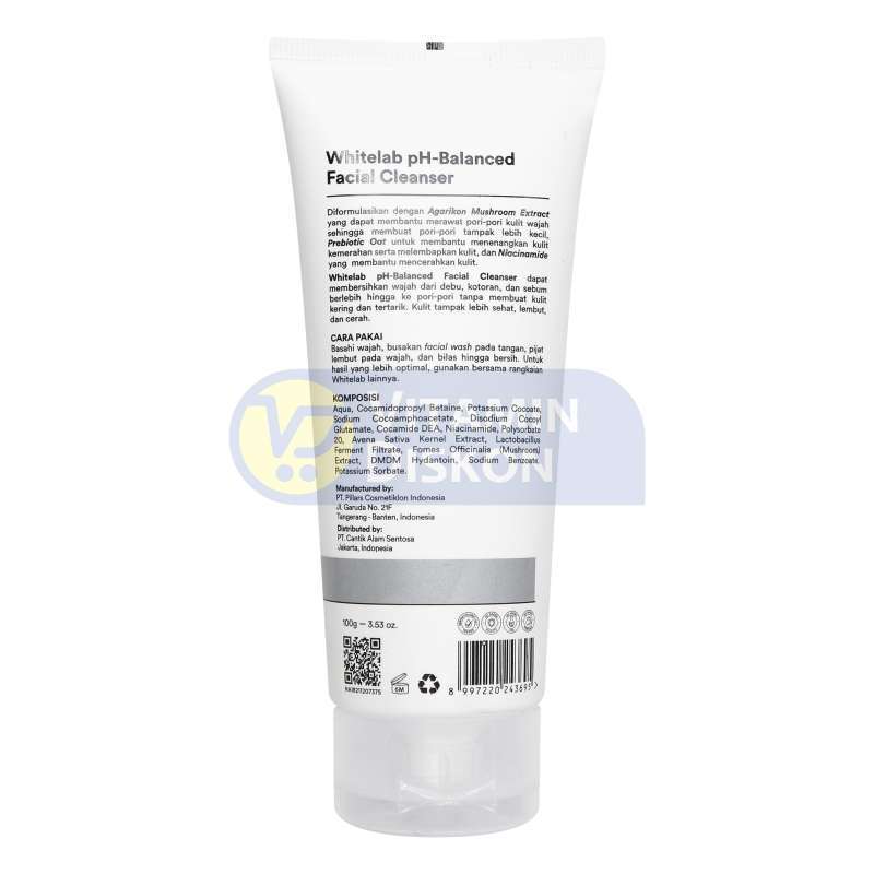 WHITELAB PH-BALANCE FACIAL CLEANSER 100GR