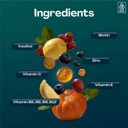 YOUVIT BIOTIN + GUMMY MEN 1 SACHET ISI 7 PCS