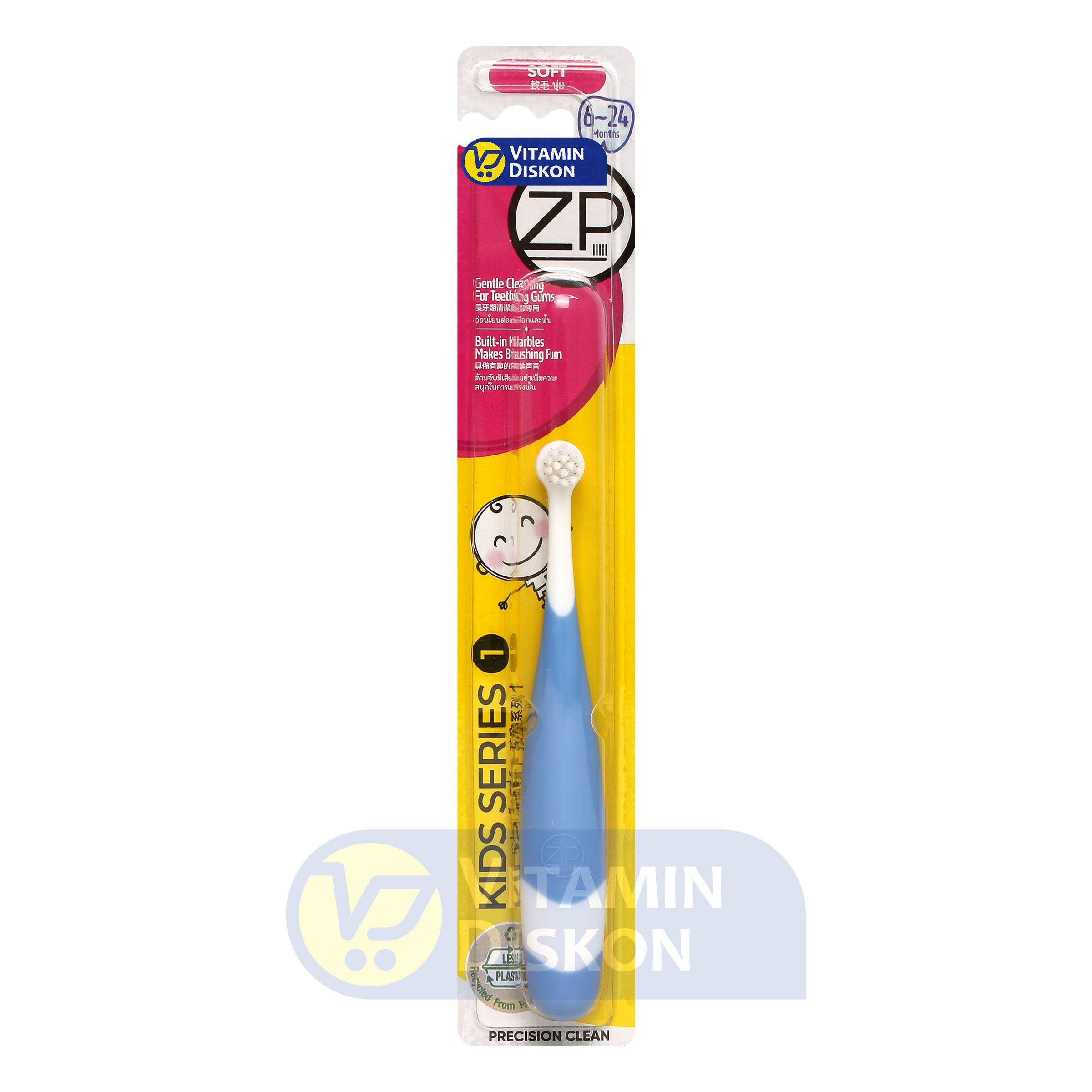 ZP KIDS SERIES 1 TOOTHBRUSH 6-24 MONTHS