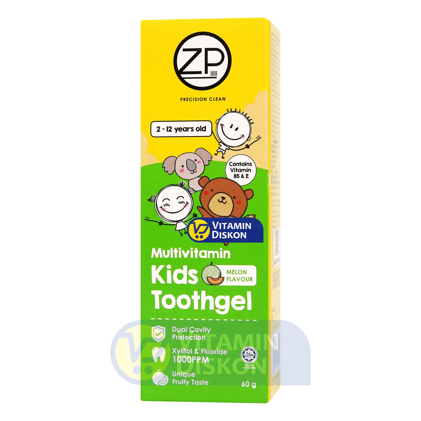 ZP KIDS TOOTH GEL MELON 60 GR